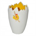 Vase groß "Hahnanhänger", Ei, Ostern